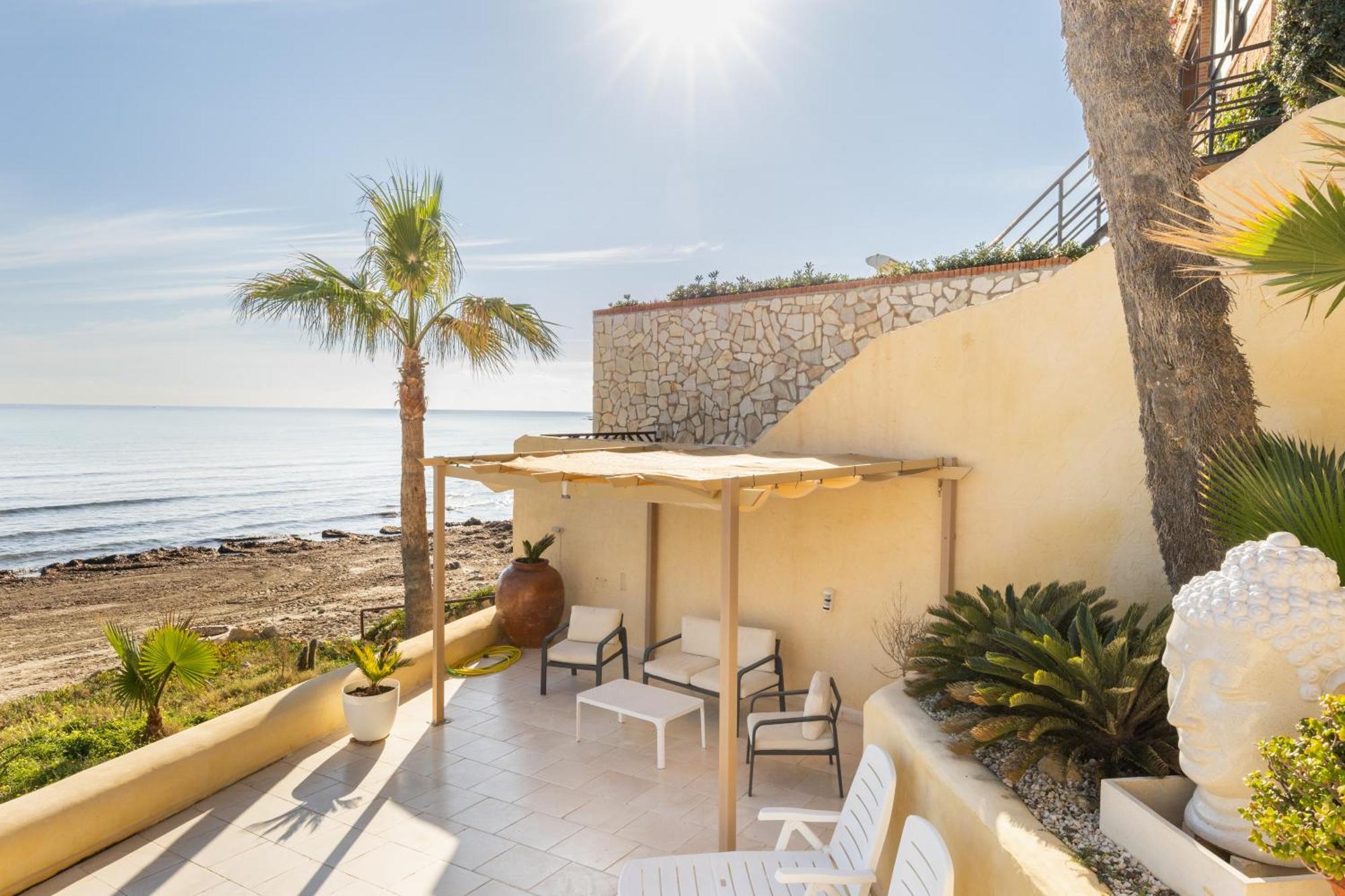Excepcional Apartamento Amanecer Al Borde De Playa Y Mar, En Chalet Roquetes Alicante Exteriér fotografie